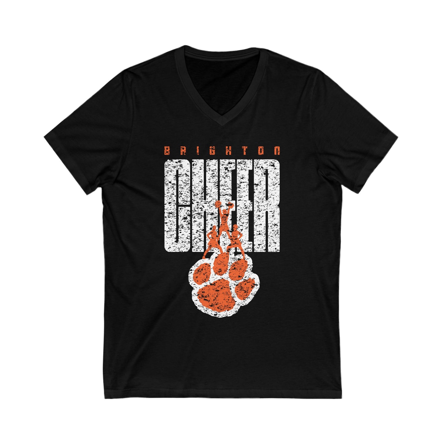 ADULT Brighton Cheer Short Sleeve V-Neck Tee (Women's) - Premium