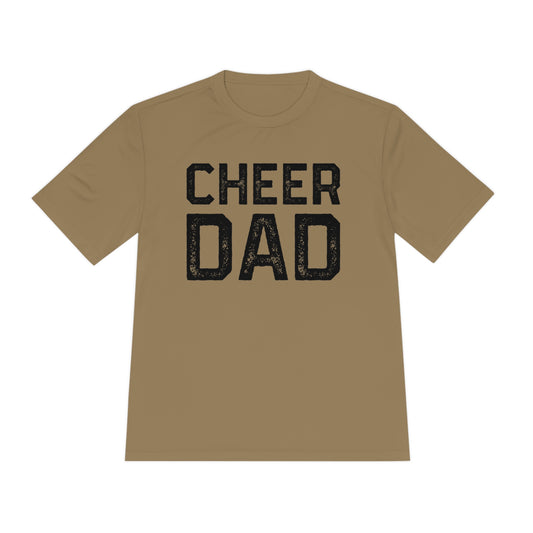 ADULT Cheer Dad Moisture Wicking Tee (Unisex) - Premium *Extra Colors*