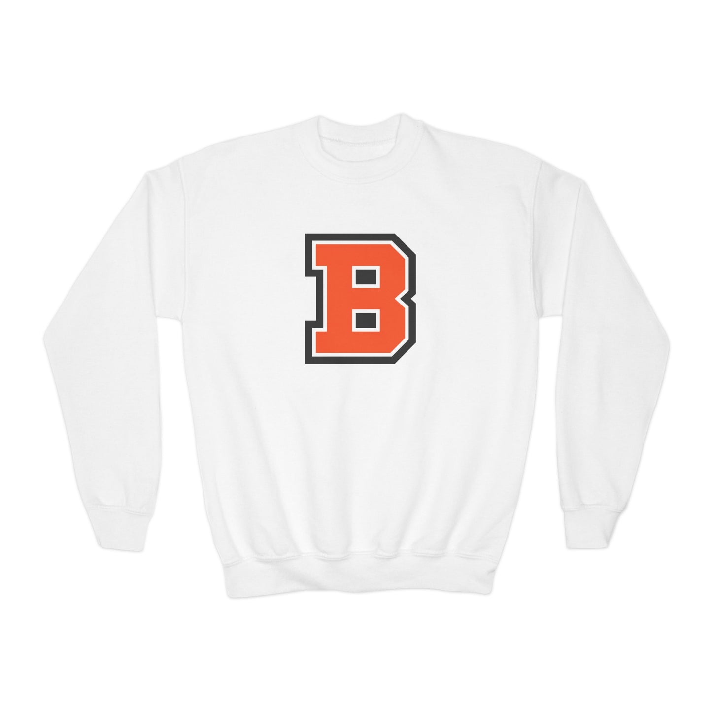 YOUTH Varsity B Crewneck Sweatshirt (Unisex)