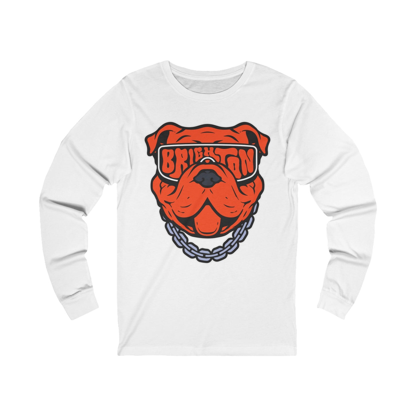 ADULT Bulldog Sunglasses Long Sleeve Tee (Unisex) - Premium