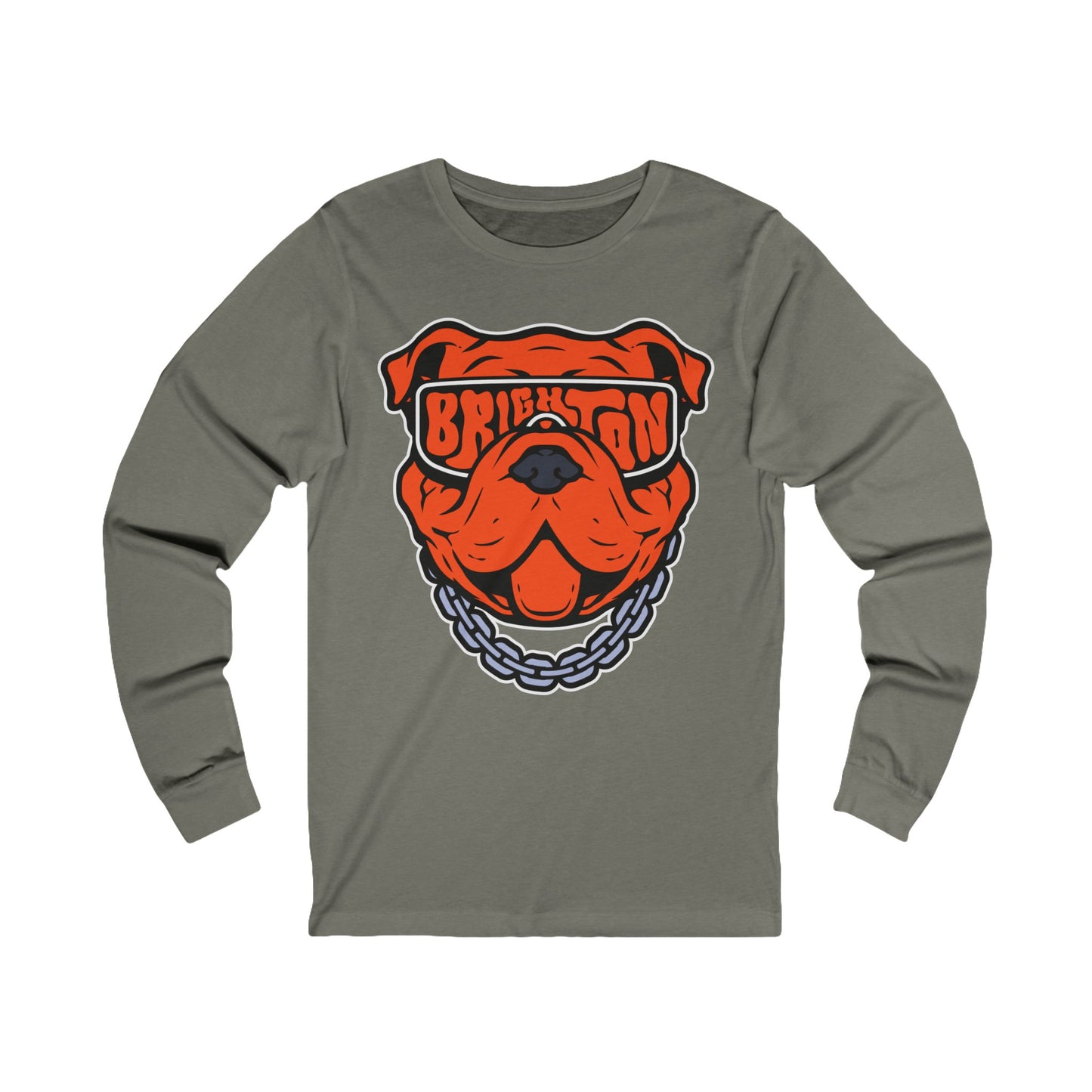 ADULT Bulldog Sunglasses Long Sleeve Tee (Unisex) - Premium