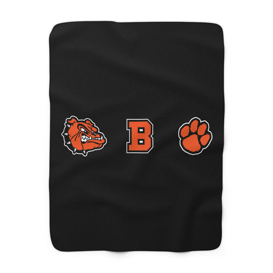 Trio Sherpa Fleece Blanket