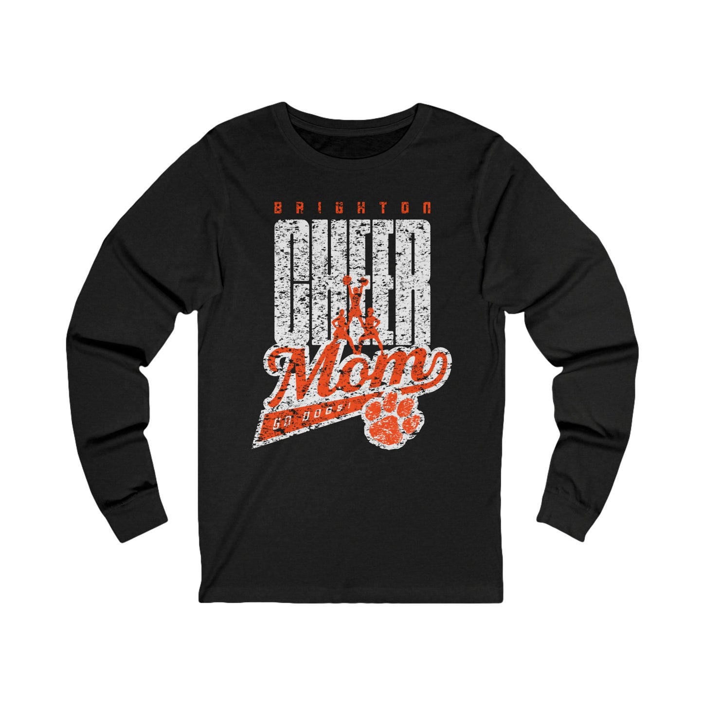 ADULT Cheer Mom Long Sleeve Tee - Premium