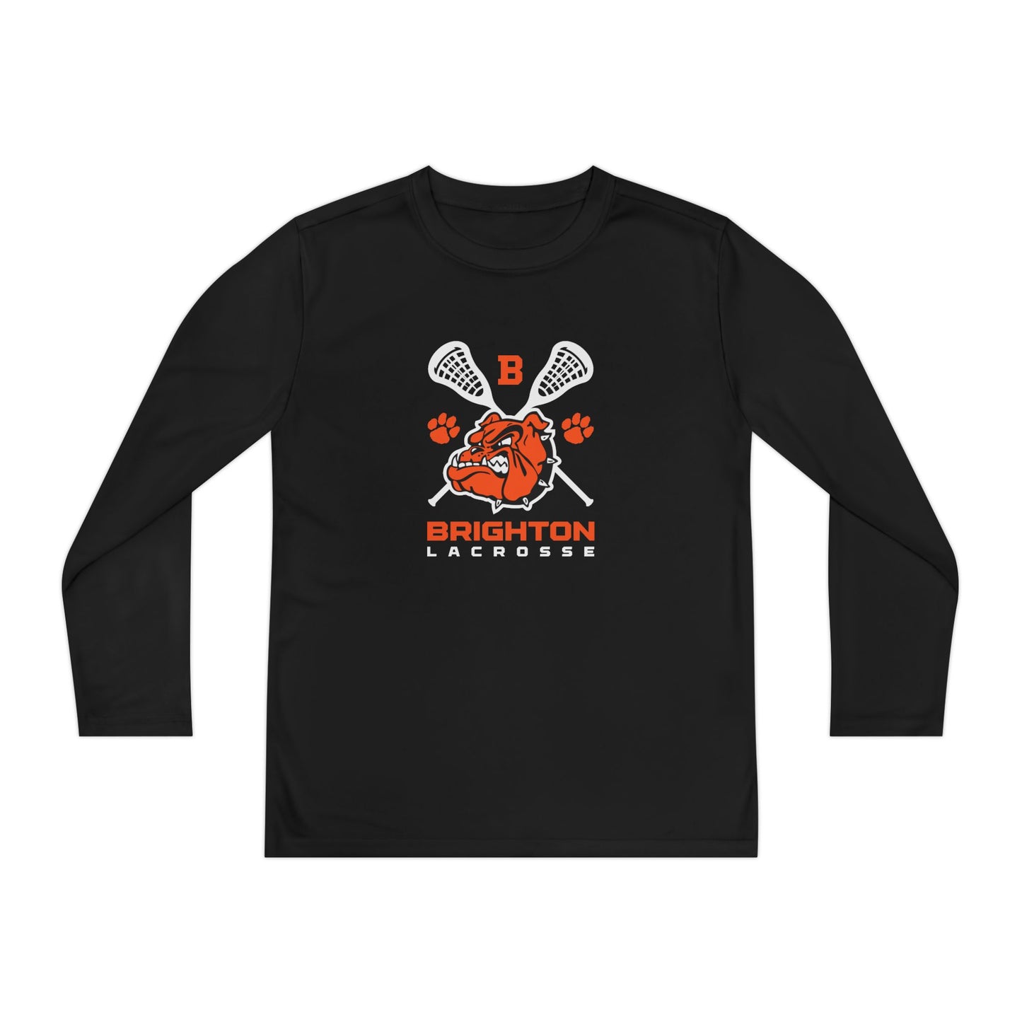 YOUTH Lacrosse Sticks Moisture Wicking Long Sleeve Tee (Unisex)