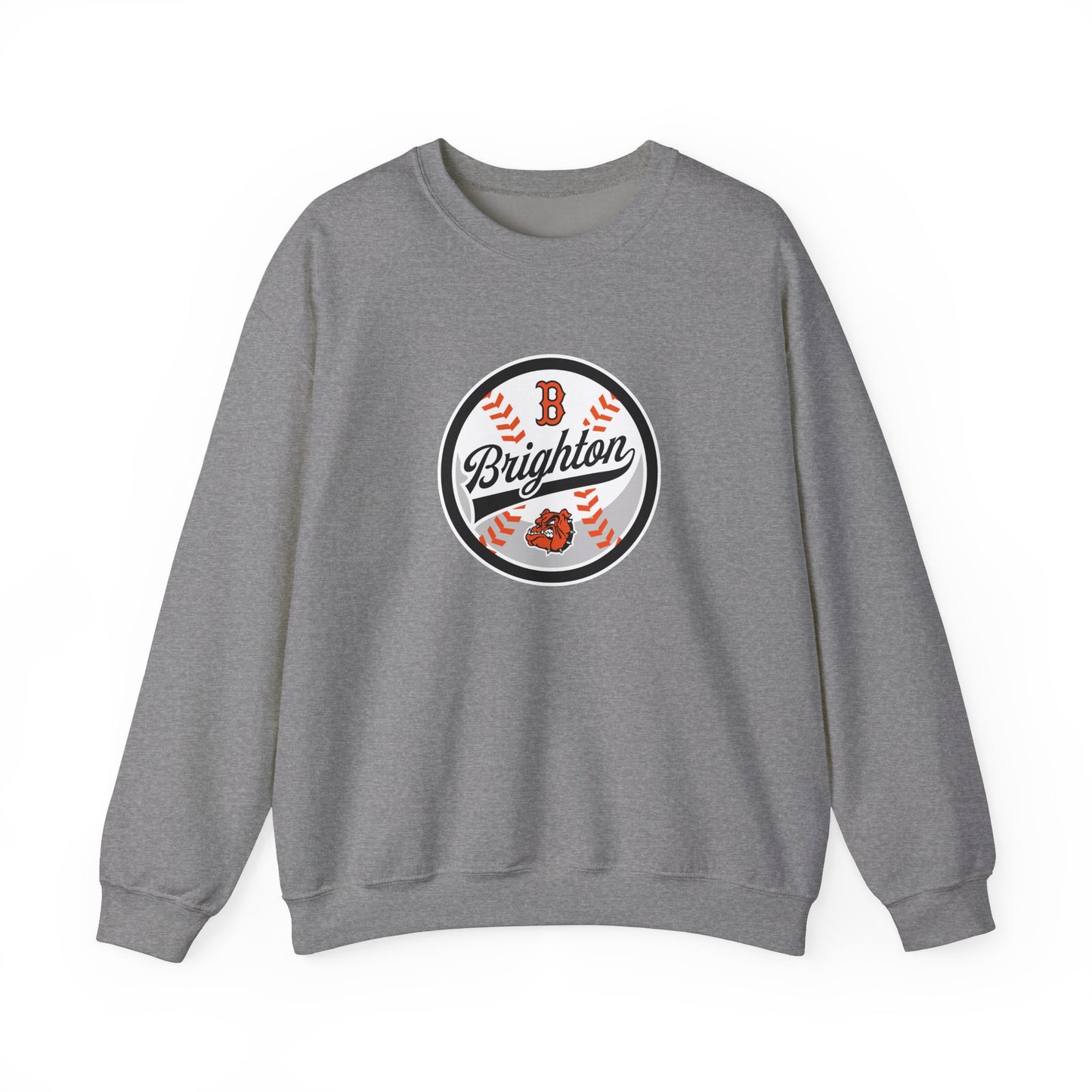 ADULT Baseball Script Crewneck Sweatshirt (Unisex) - Classic