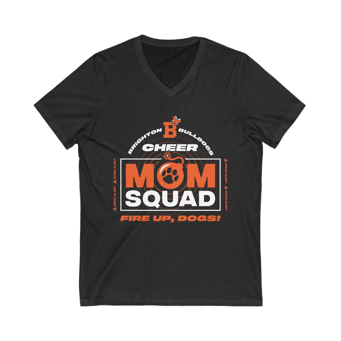 ADULT Mom Squad Short Sleeve V-Neck Tee - Premium