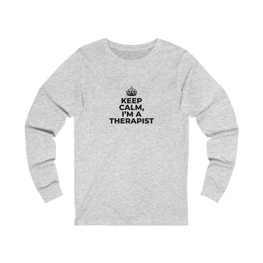 Keep Calm Long Sleeve Tee (Unisex)