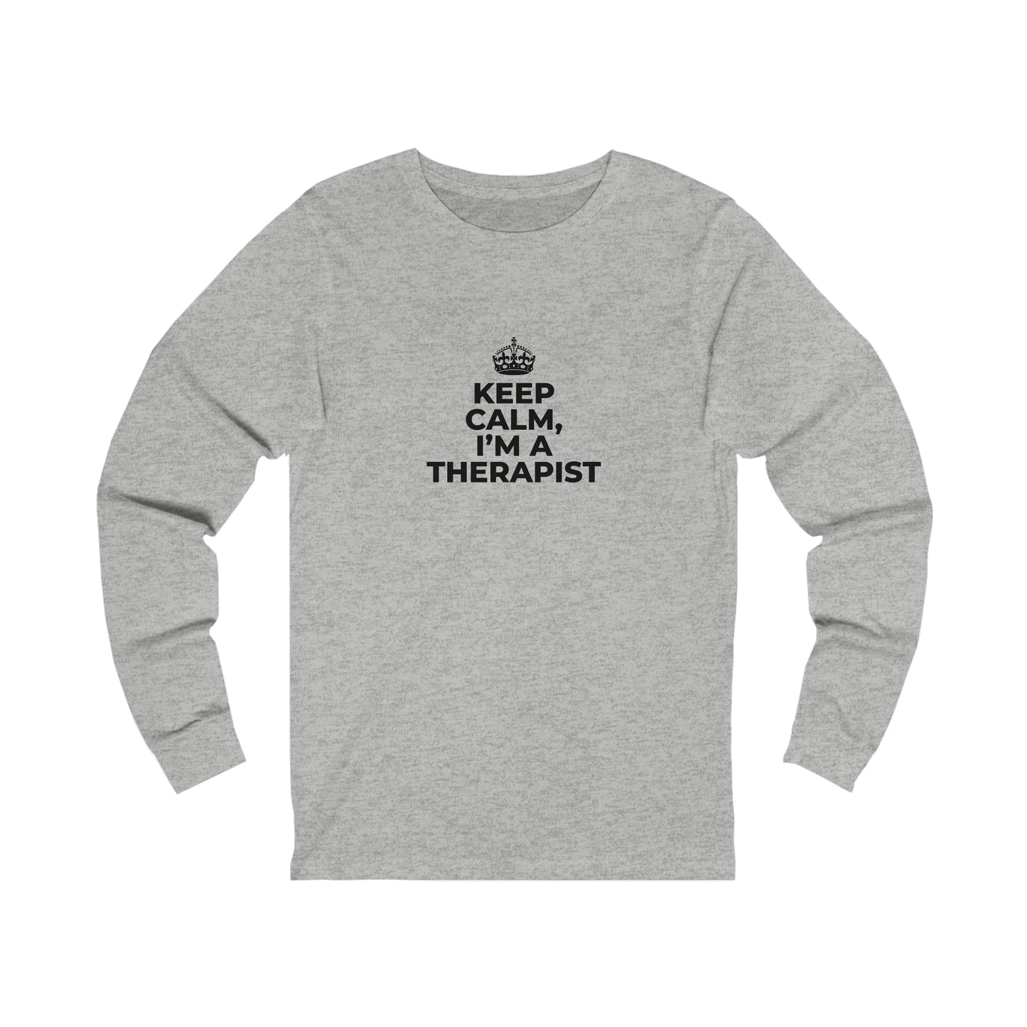 Keep Calm Long Sleeve Tee (Unisex)