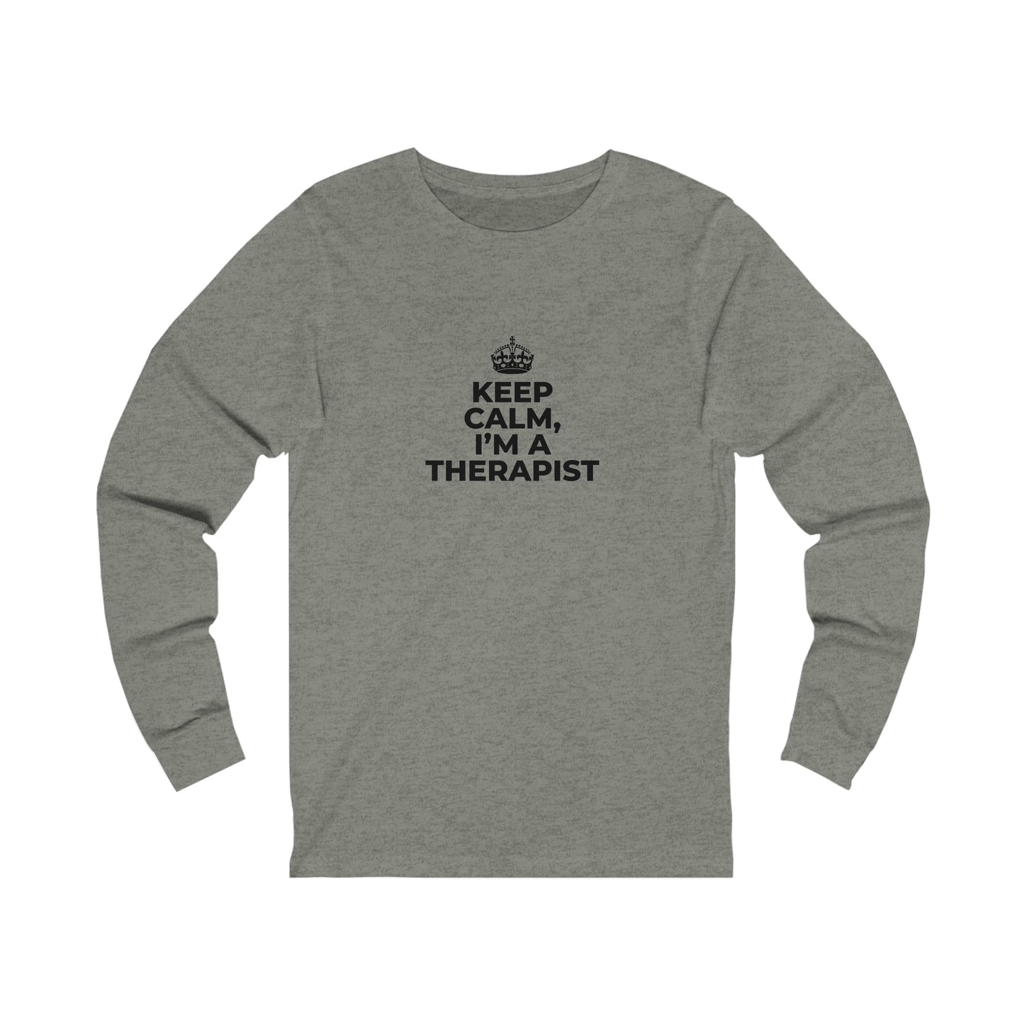 Keep Calm Long Sleeve Tee (Unisex)