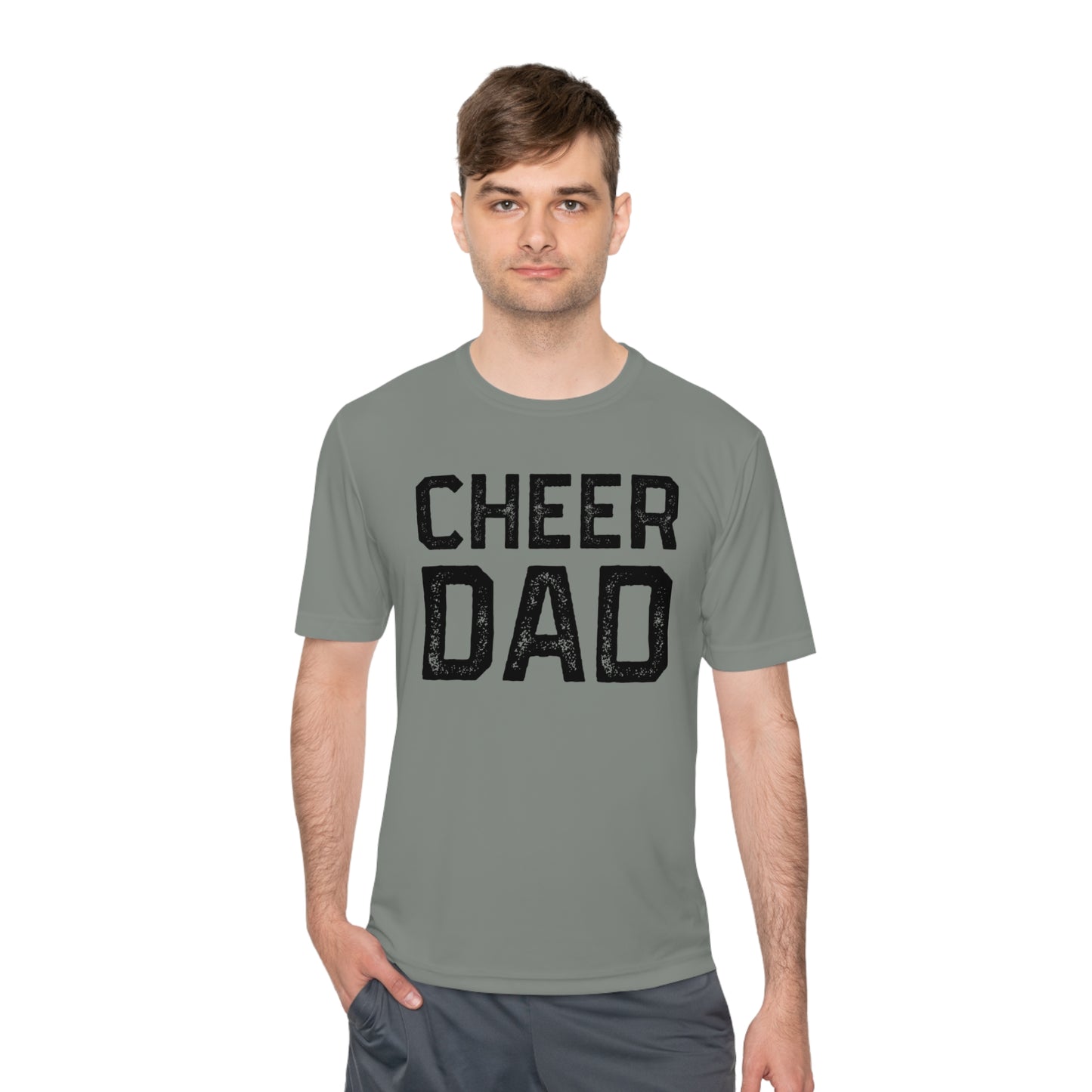 ADULT Cheer Dad Moisture Wicking Tee (Unisex) - Premium *Extra Colors*