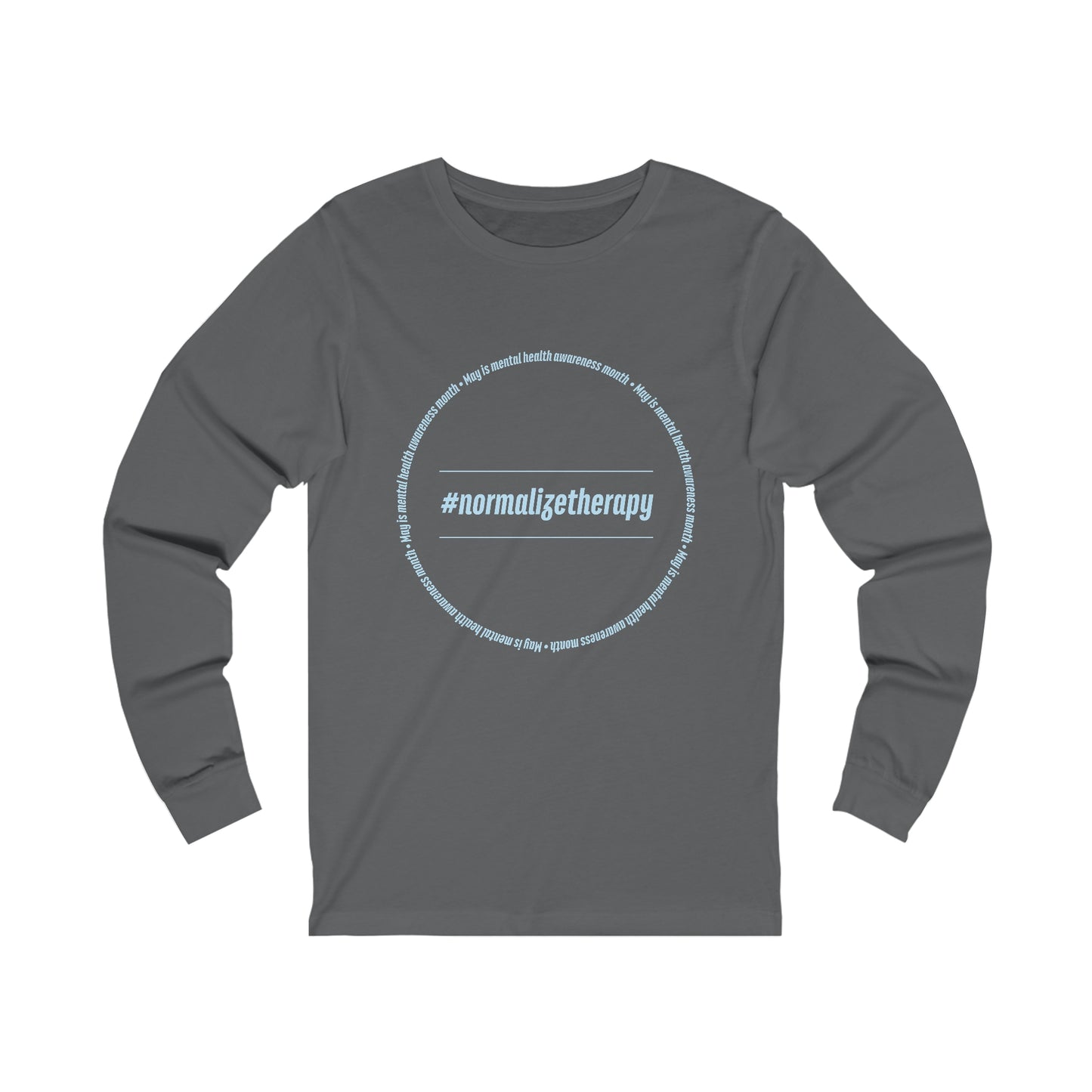 #NormalizeTherapy Long Sleeve Tee (Unisex)