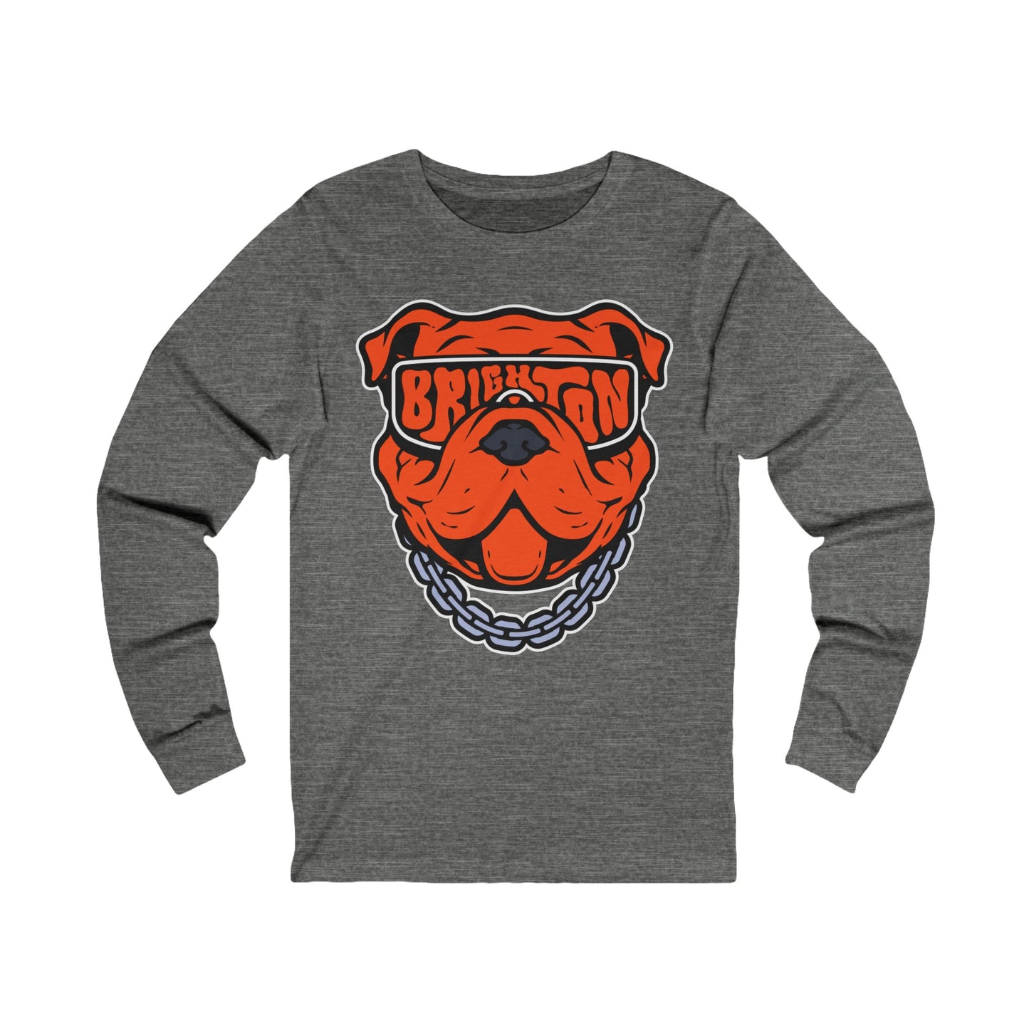 ADULT Bulldog Sunglasses Long Sleeve Tee (Unisex) - Premium