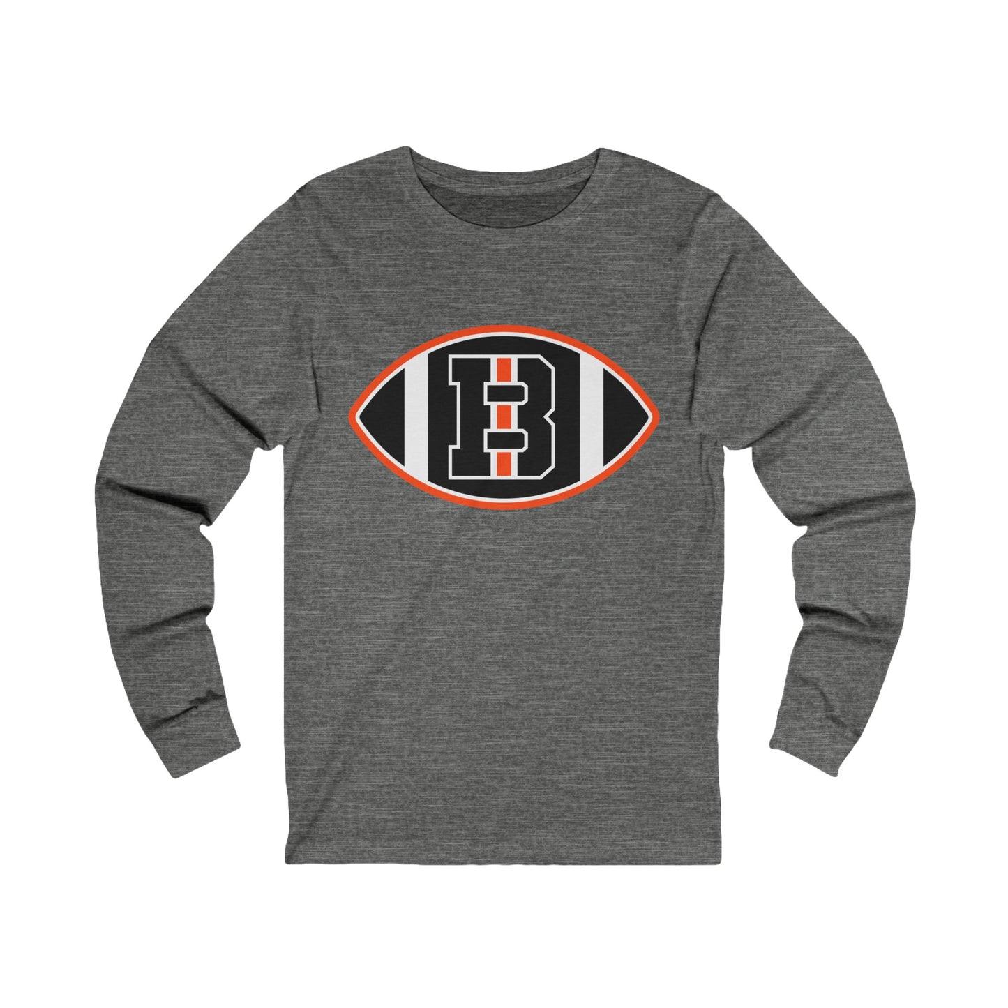 ADULT B Football Long Sleeve Tee (Unisex) - Premium