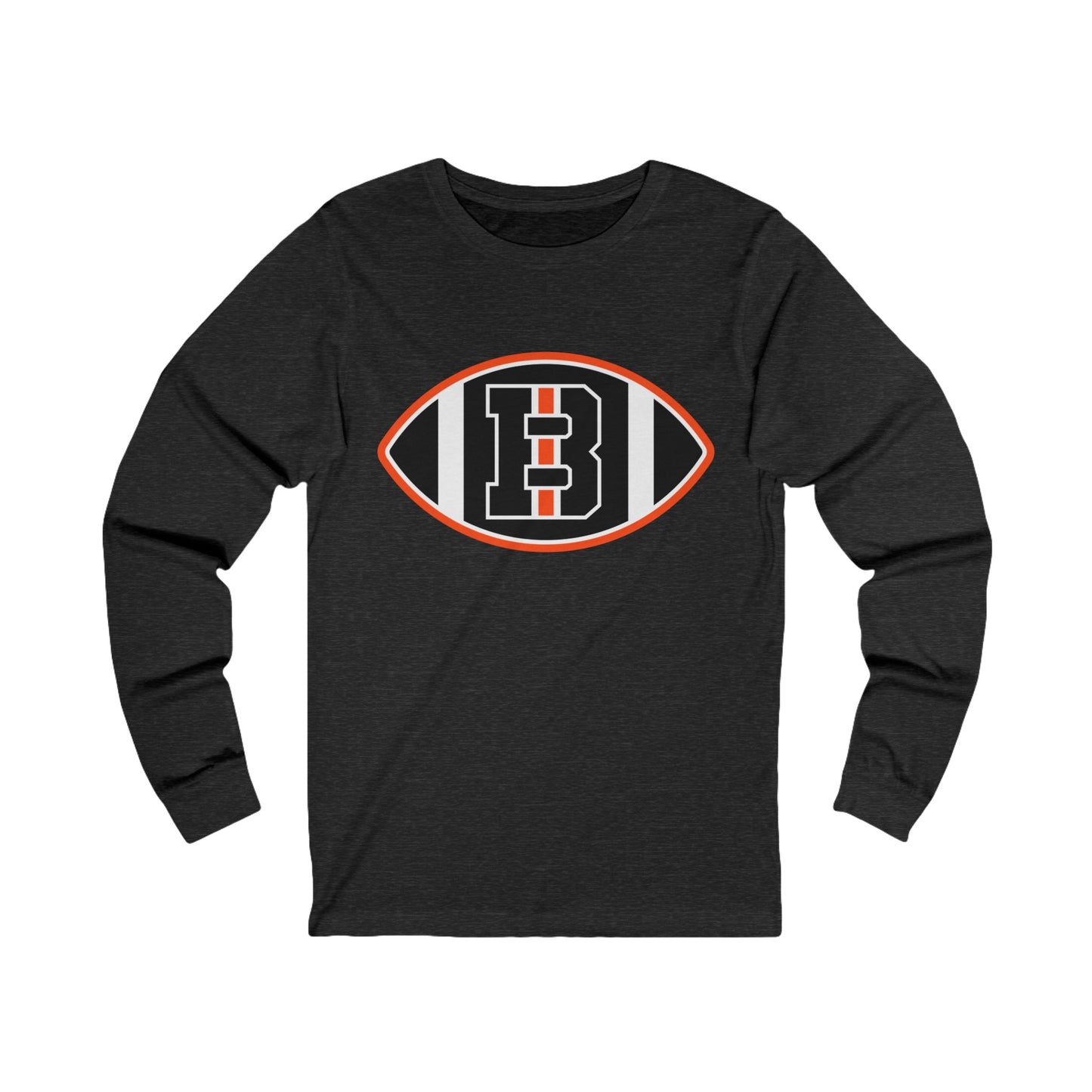 ADULT B Football Long Sleeve Tee (Unisex) - Premium