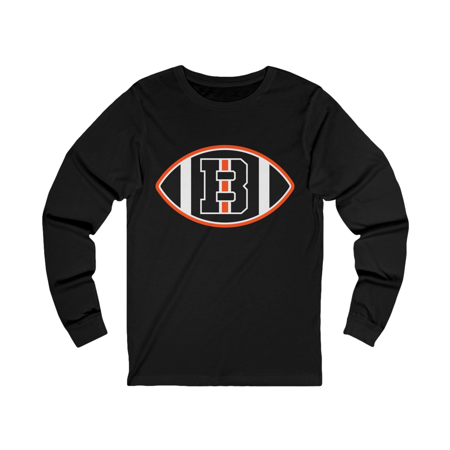 ADULT B Football Long Sleeve Tee (Unisex) - Premium