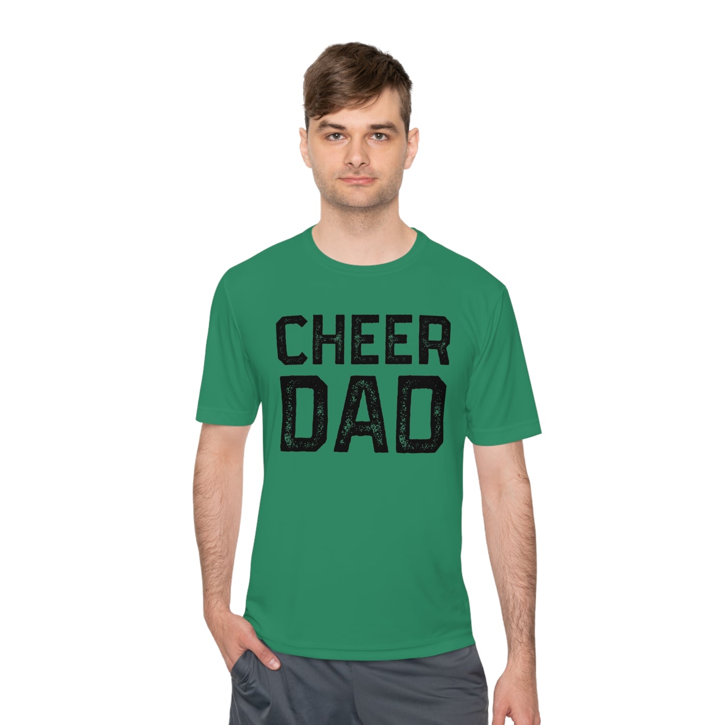 ADULT Cheer Dad Moisture Wicking Tee (Unisex) - Premium *Extra Colors*